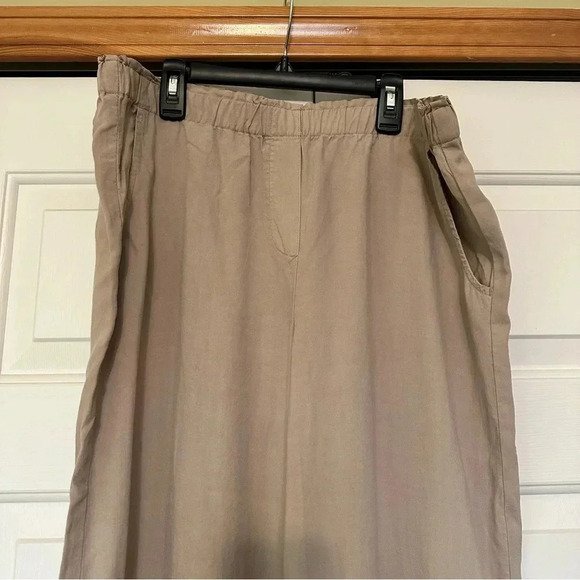 J Jill Pure Jill Tencel Wide Leg Cropped Pants - Picture 2 of 8